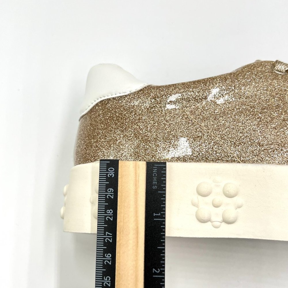 Katy Perry Womens Size‎ 7.5 The Florral Champagne Sparkly Sneakers Shoes 7.5M - Picture 12 of 13